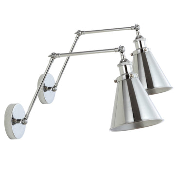 Rover 7" Adjustable Arm Metal LED Wall Sconce - JONATHAN Y